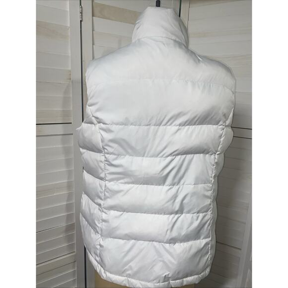 Free Country Women's Size XL Puffer Quilted Vest White Pockets Zip Front - Picture 3 of 10